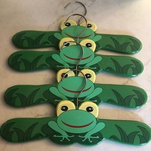 Painted Wooden Kids Hangers
